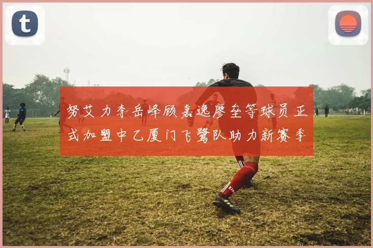 努艾力李岳峰顾嘉逸廖垒等球员正式加盟中乙厦门飞鹭队助力新赛季