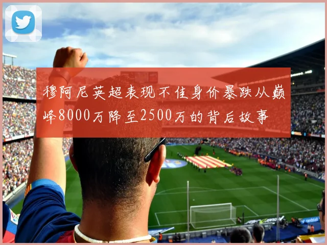穆阿尼英超表现不佳身价暴跌从巅峰8000万降至2500万的背后故事